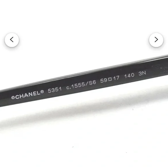 Authentic women’s CHANEL Sunglasses 5351 - Picture 3 of 5